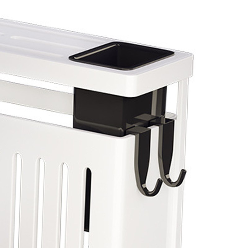 Kitchen Knives Chopstick Rack with Draining Tray Wall Mounted Multifunctional