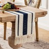 Fancy Homi Navy Blue Table Runner 72 Inches Long Boho