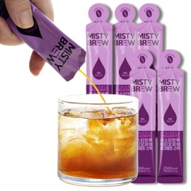 Cold Brew Coffee Concentrate liquid, Single Serve Coffee Sticks, MistyBrew, Imported from Korea, Ethiopie Yirgacheffe, Premium coffee (30 sticks, Yirgacheffe)