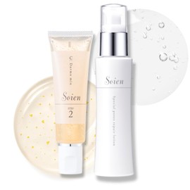(For Over 20 Years of Strawberry Nose and Melanin Blackhead Pores) Soan C Dermamix (Beauty Serum), Poire Pair Lotion (Lotion), Pore Opening, Blackhead Care) Tightening Ingredients Retinol Glutathione Formula (No Additives, Hypoallergenic, Alcohol Free, Unisex, 30 Days Each