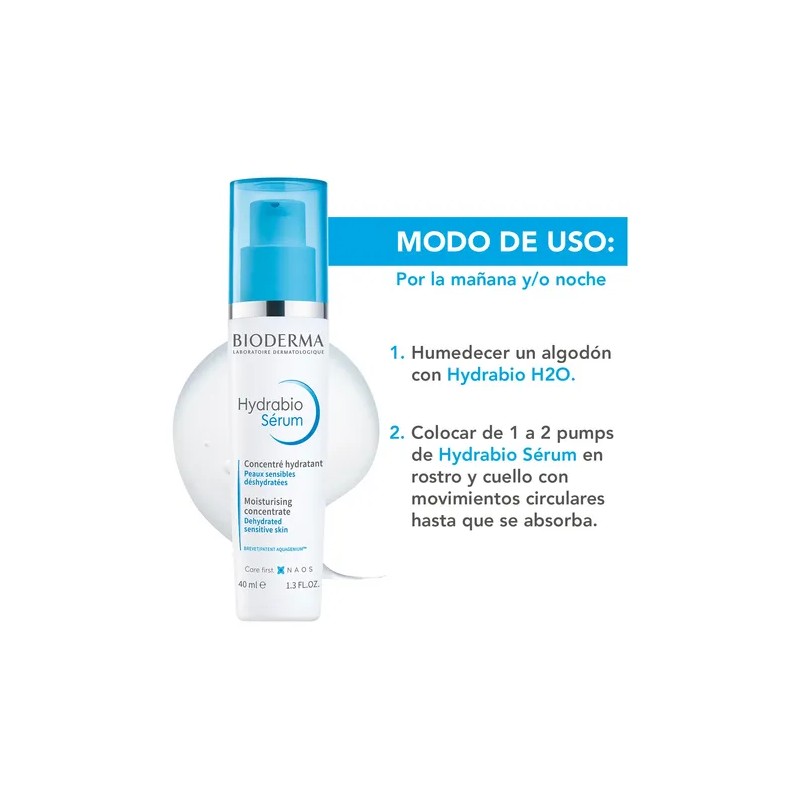 Bioderma Hydrabio Sérum, Hidratación Inmediata, 40ml