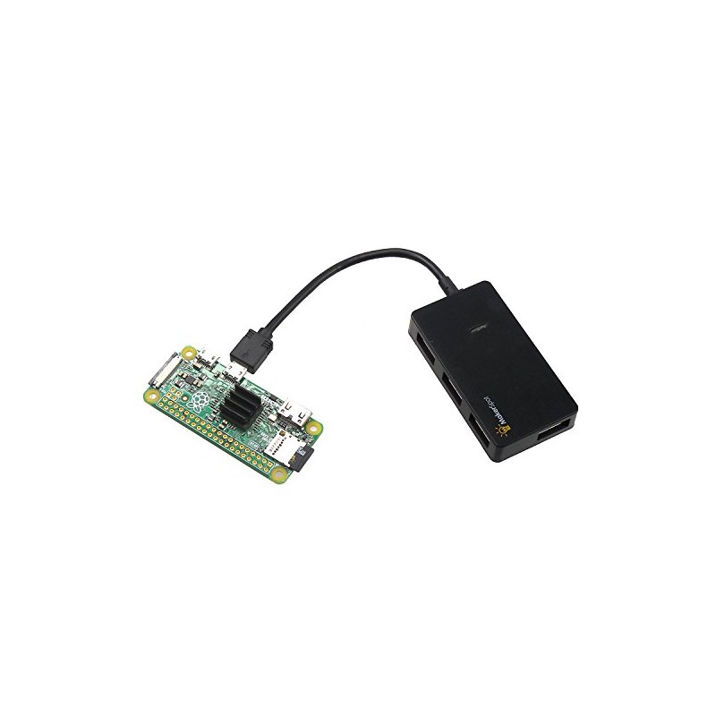 MakerSpot Micro USB OTG Hub for Raspberry Pi Zero 4