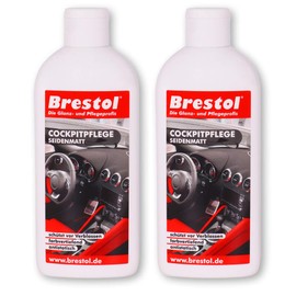 Brestol Plastic Care Car 2 x 250 ml - Interior Care Deep Care Rubber Care Interior Care Plastic Rubber Vinyl