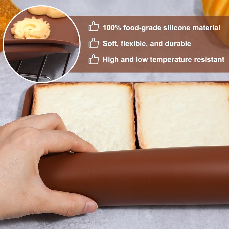 6 Pack Silicone Dehydrator Trays Compatible with Cosori CP267-FD, 12"