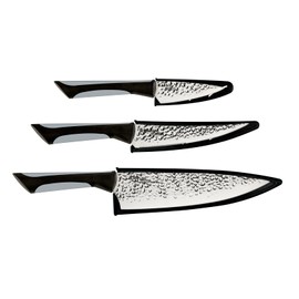 Kai Luna 3 Piece Knife Set with Sheaths and Soft-Grip Handles