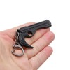 PIDAK Demon Hunter Metal Gun Keyring – 7 cm, Black,