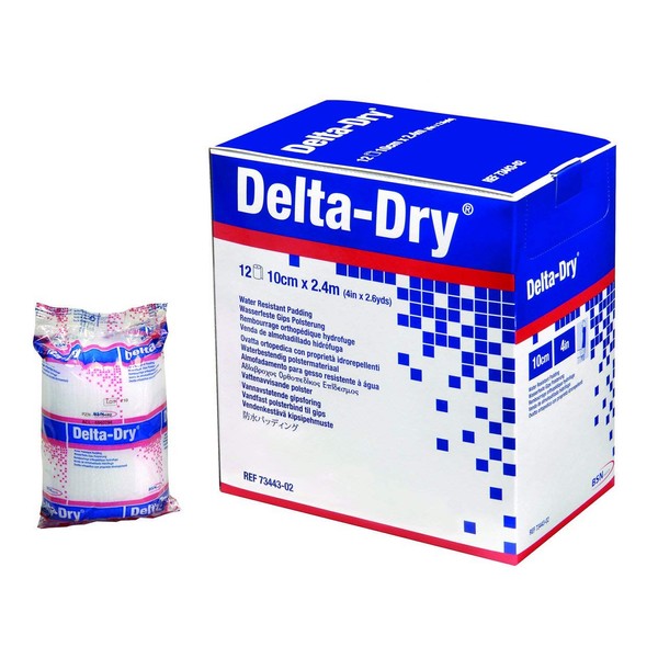 Delta-Dry Cast Padding Water Resistant, 2 Inch X 2.6 Yard Synthetic, 7344300 - Pack of 12