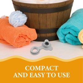 Osaladi TapóN De Drenaje para BañEra De NiñO 4 Unidades Silicona Resistente Gris Tapones De DesagüE para BañEras Infantiles con Sellado De Agua Seguro Y FáCil InstalacióN