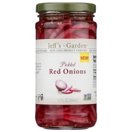 Jeff's Garden Pickled Red Onions, 12 FZ