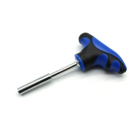 TMAX 1/4 Inch T-Handle Hex Bit Holder Screwdriver, 5 Inch Long