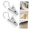 Operitacx 100pcs Clips and Hooks Heavy Duty Drapery Holdbacks for