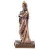 Veronese Miniature Figurine Greek Goddess Hera - Painted with Bronze