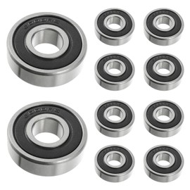 HUAREW 6000 2RS Ball Bearings, Made of Bearing Steel, 10 mm x 26 mm x 8 mm, Double Shielded Deep Groove Ball Bearings for DIY, Lathes, Motors, 3D Printers, Milling Machines, Various Mechanical