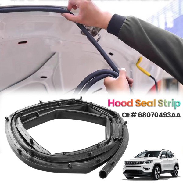 Car Front Hood Seal Strip Weatherstrip For Jeep Grand Cherokee
