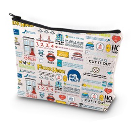JYTAPP Funny TV Show Makeup Bag Fuller House Quotes TV Show Gift Fuller House Merchandise F-House Fans Cosmetic Zipper Pouch