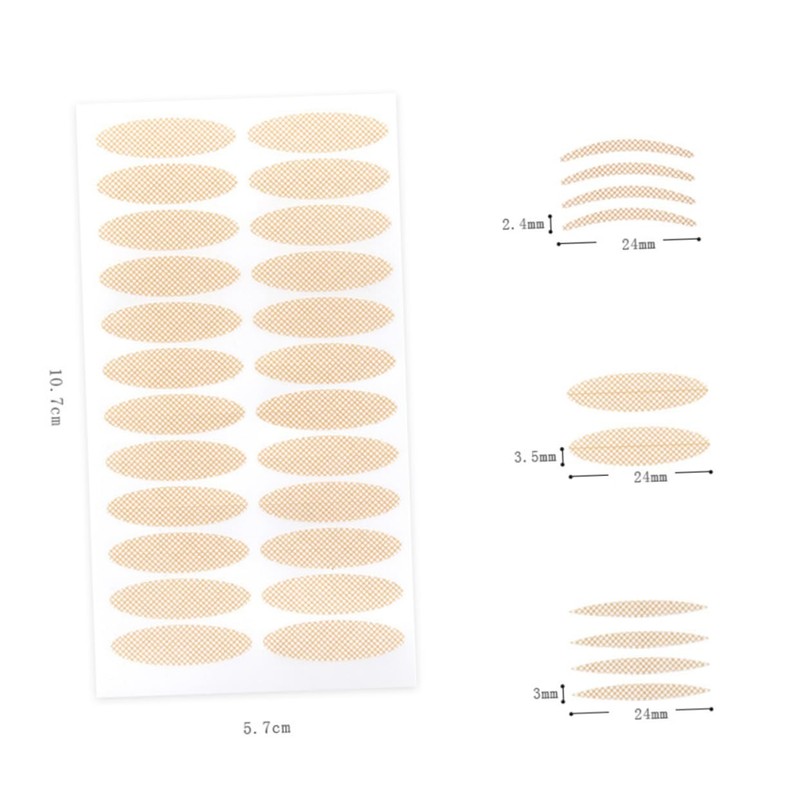 Outanaya 60 Sheets Mesh Lace Double Eyelid Tape Skincare Invisible