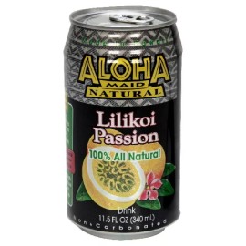 Aloha Maid Lilikoi Passion Drink, 11.5-Ounce (Pack of 12)