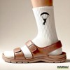Huuraa Unisex Tennis Socks Paragliding Gift Size 8/12 White Paragliding