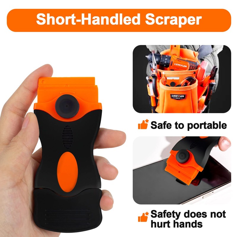 SPEALLOY Heavy-Duty & Gentle Scraper Duo Kit | 2-in-1 Metal