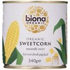 Biona Organic Sweetcorn, 340g