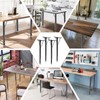 Pilida Adjustable Table Legs 19-30 Inch,Heavy Duty Steel Furniture Legs