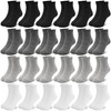 ZERULETS 24 Pairs Boys Girls Socks Kids Socks Toddler School