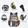 Cusangel Heavy Duty Clear Backpack Clear BookBag,16 x11 x5inch TPU