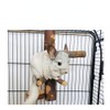Chinchilla Large Hanging Wooden Rotating Platform - Small Animal Natural