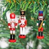 SHATCHI 13cm Wooden Christmas Nutcrackers 5pcs Set - Soldiers King