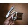 KeyUnity Titanium 7-in-1 Multitool Carabiner Keychain - Wrench, Screw Bit