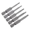 sourcing map 5pcs TA1.8-TA3.0 Triangle Screwdriver Bit 1/4" Hex Shank