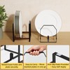 TIPSYTREE 2 Pack Small Kitchen Plate Organizer, Metal Dish Racks