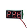 Tiardey 2pcs Voltage Tester,2.5V-30V Mini Digital DC Voltmeter with 0.28
