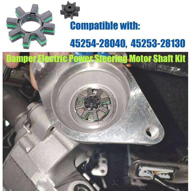 Unifizz 5 Sets Damper Electric Power Steering Motor Shaft Kit