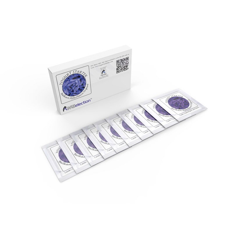 Yogurt Starter Cultures - Pack of 10 Freeze-dried Culture Sachets