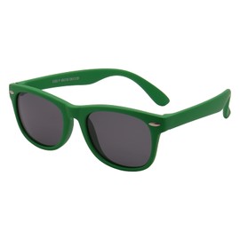 bingdwendwen Kids Polarized Sunglasses TPEE Flexible Frame for Girls Boys, Green