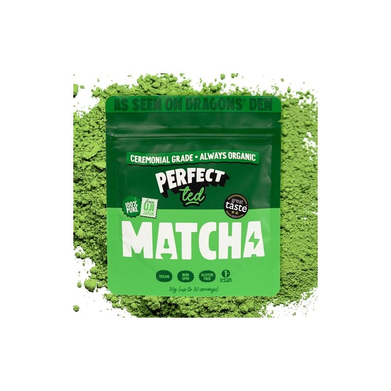 Perfect Ted Organic Matcha Powder | 30g | Ceremonial Grade