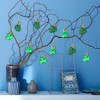 Leinuosen 48 Pieces St Patrick's Day Shamrocks Ornament Good Luck