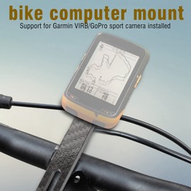 SPYMINNPOO Computer Mount, Computer Combo Extended Mount Multifunction Lightweight Carbon Fiber Computer Phone Integrated Handlebar Stem (applicabletogarmin)