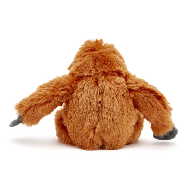 Zappi Co 100% Recycled Plush Orangutan Toy (22cm Width) Stuffed
