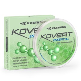 KastKing Kovert Essential 100% Fluorocarbon Fishing Line,15LB,200Yds