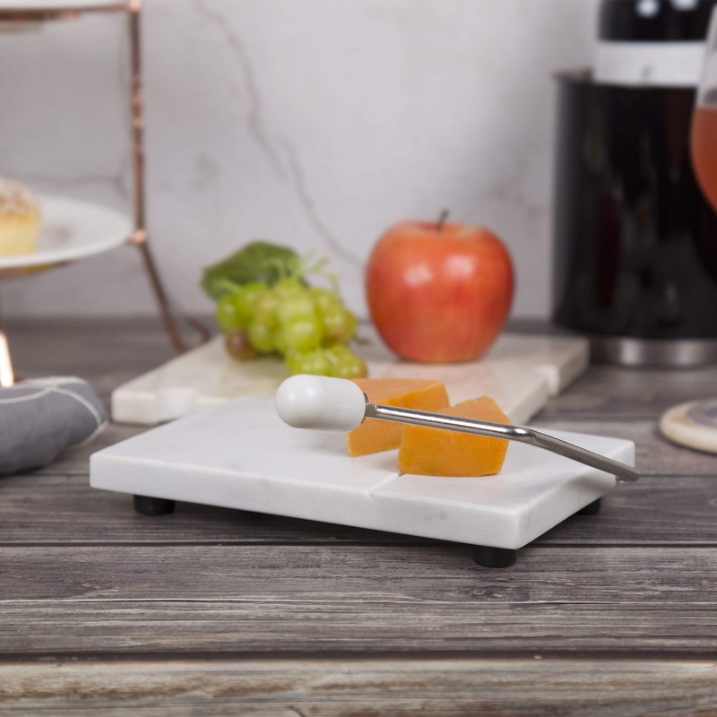 Creative Home Marble Cheese Slicer – 8" x 5" Heavy