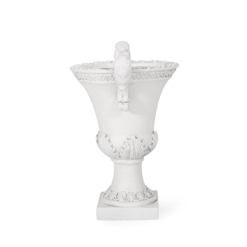Christopher Knight Home Jorine Patio Planter, Light Concrete Planter, Mid-Centry