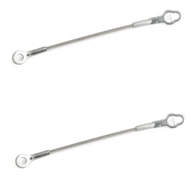 DUDUBUY 2 Pack Tailgate Cables Tail Gate for Polaris 2005-2016 Ranger 500 700 800 900D 7081445 7081215