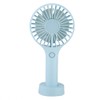 Mini USB Rechargeable Handhold Portable Desktop Cooling Fan (Blue)