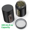 Glass Storage Jar (6 oz), 3 Pack Premium Smell Proof