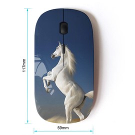 KOOLmouse [ Optical 2.4G Wireless Mouse [ Pegasus Horse Unicorn White Cloud Sky ]