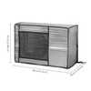 Outdoor Air Conditioner Cover with UV Protection, Water-Resistant Foil-Style Fabric,