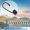 valonic Kraken Reflective Elastic Straps with Hooks, Set of 10,