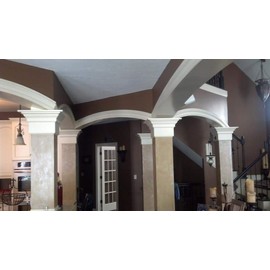 FLEXTRIM #444 Flexible Casing Molding: 11/16" Thick x 3.25" Wide - for Gentle Arches, Curved Walls and Straight Runs (8' feet Long (96" Long))